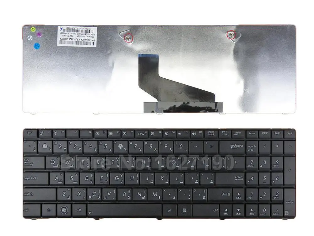 100% новая Arabia/AR раскладка/Письмо Клавиатура для ноутбука ASUS K53TA черная Замена