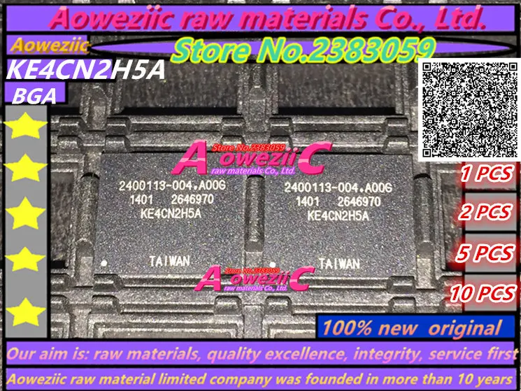 

Aoweziic (1 шт.) (2 шт.) (5 шт.) (10 шт.) 100% Новый оригинальный чип памяти KE4CN2H5A BGA