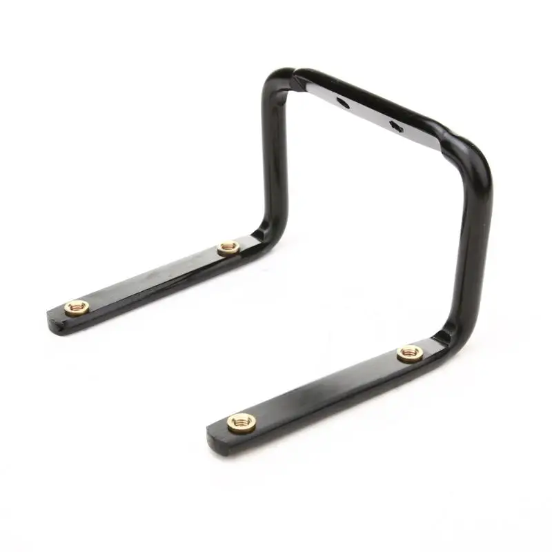 Черный MTB Bike Bicycle Aluminum Cycling Rear Mount Saddle-Rail Bracket For 2/double Water Bottle Cages Holder for Triathlon Black - Цвет: Черный