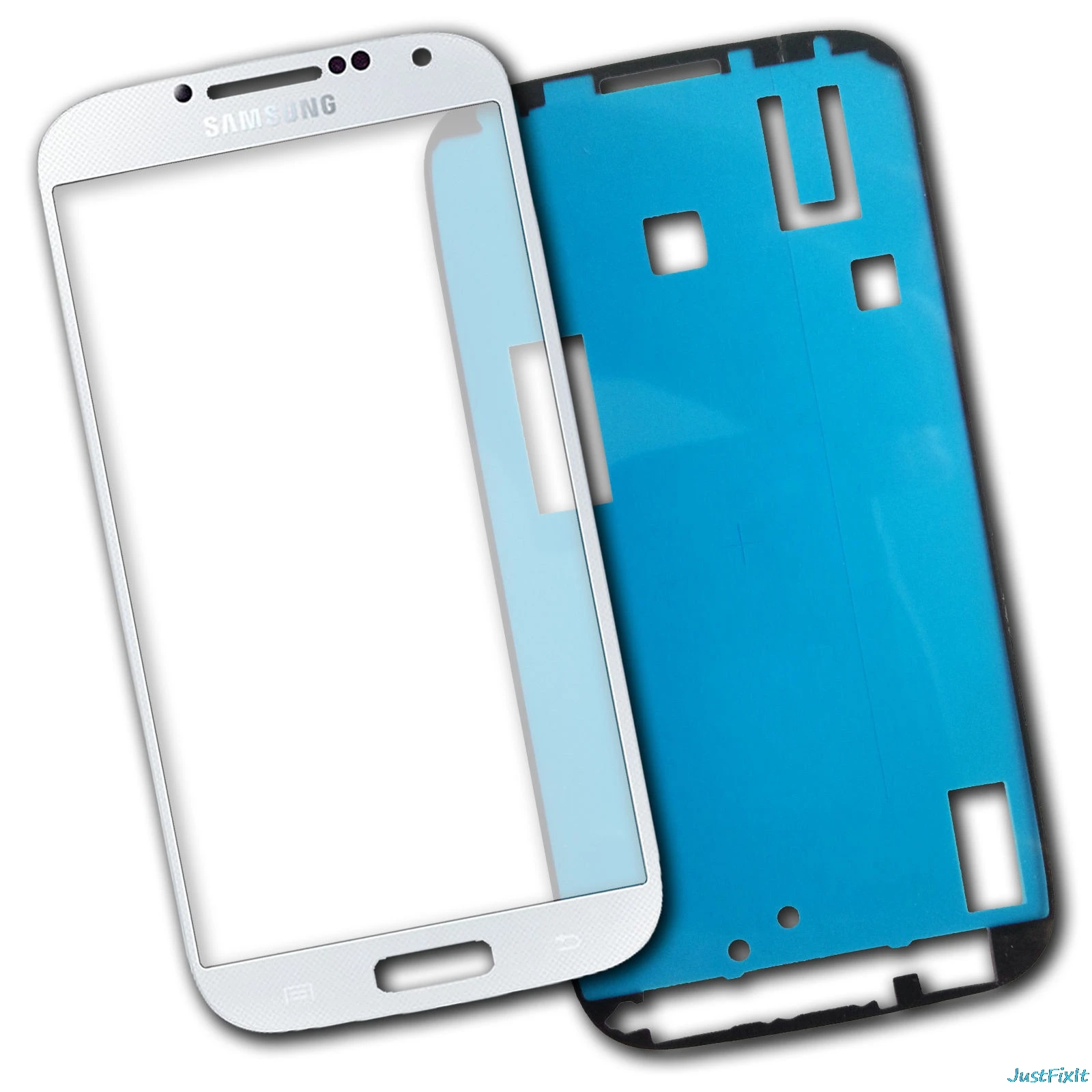 10 шт./лот переднее стекло для samsung Galaxy S4 i9500 i9505 ЖК-дисплей Замена + наклейки |
