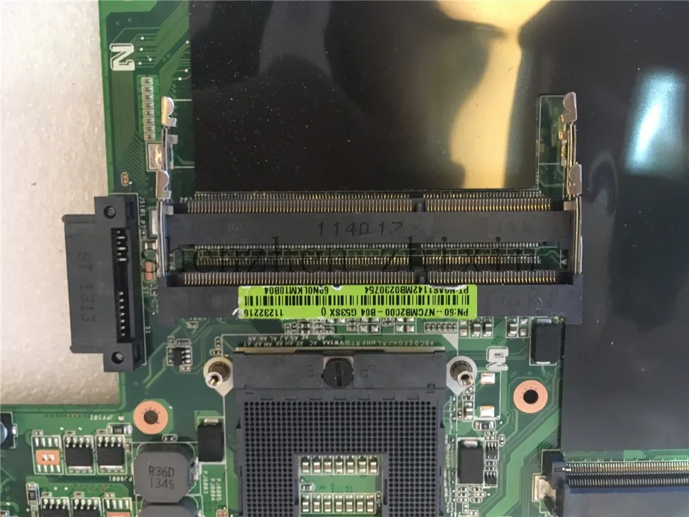 KEFU для Asus G53SX материнская плата ноутбука rev.2.0 PGA989 с 4RAM слотом DDR3 HM65 полный