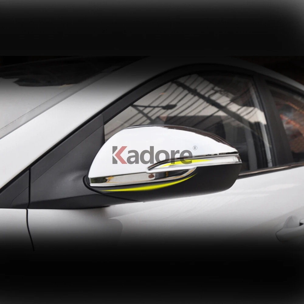 Для hyundai Solaris Accent ABS хромированная крышка зеркала заднего вида Отделка боковой двери зеркала крышка внешние аксессуары