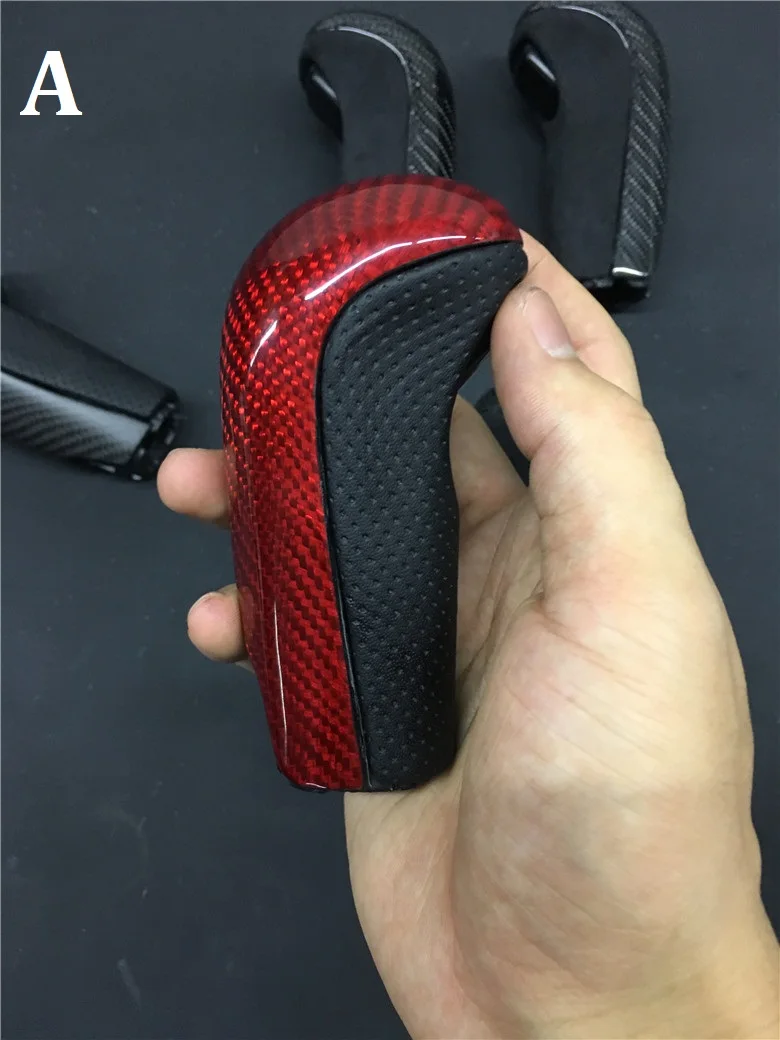 

Подходит для Honda GK5 Fit ручка переключения передач из углеродного волокна рычаг переключения передач