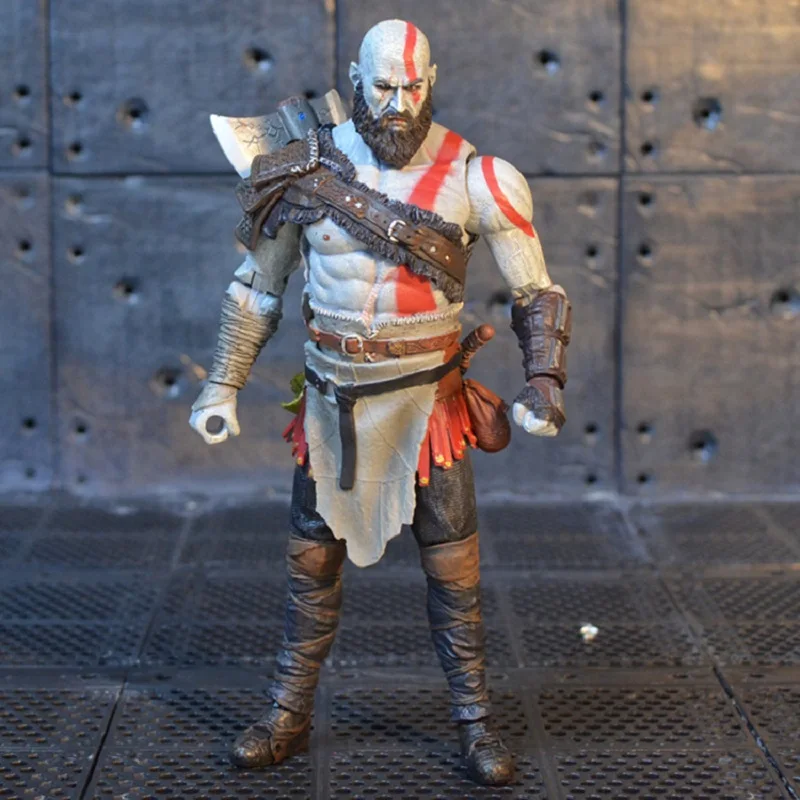 17 см Горячая игра Бог войны Kratos ПВХ фигурка игрушка аниме NECA дисплей Модель
