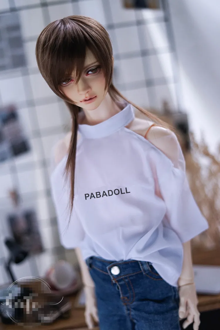 Крутая футболка с открытыми плечами для куклы BJD 1/4 1/3 SD17 Одежда дяди CMB163|Куклы| |