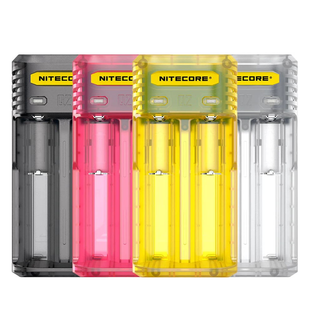 Умное зарядное устройство NITECORE Q2 с 2 слотами IMR/li ion для 18350 14500 16340 RCR123 26650 10340 10350 10440