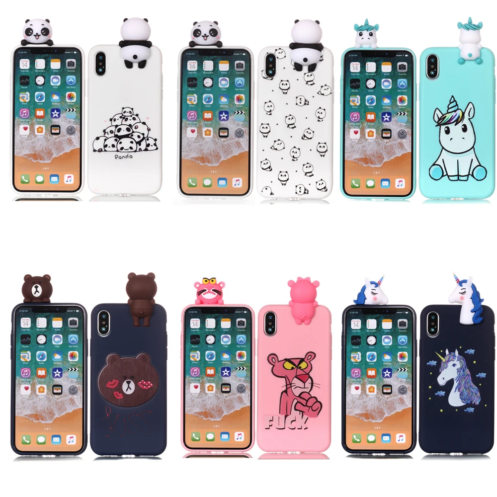 Милый Стильный чехол для iPhone X XS Max XR мягкий TPU телефон 7 8 6 6s Plus 5s Coque Funda