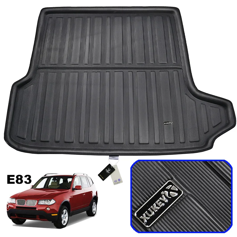 

Fit For BMW X3 E83 2004-2010 Rear Trunk Liner Boot Cargo Mat Tray Floor Carpet Mud Kick Protector 2005 2006 2007 2008 2009