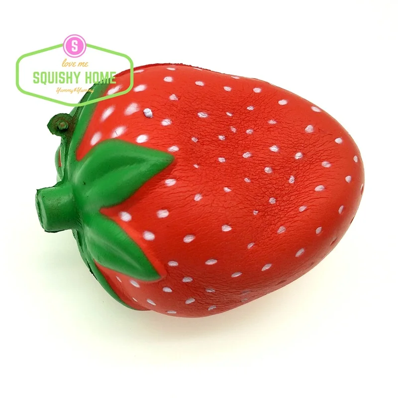 Kuutti мягкие 20 шт. дешевые Fruite мягкие 10 см Средний размер красная клубника мягкие медленно поднимающиеся антистрессовые игрушки телефонные ремни