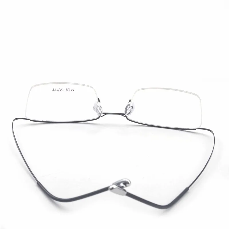 Чистый Титан зрелище Рамки Для мужчин женщин без оправы ультра-свет глаз Очки