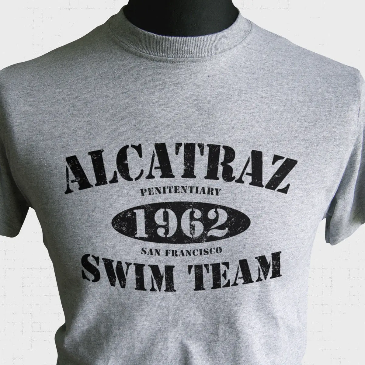 Alcatraz Team 1962 футболка Escape of Cool Retro Fun Joke Al Capone Серые Новые футболки Забавные топы
