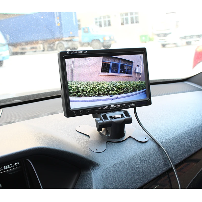 Горячие Новые 7 дюймов цифрового изображения автомобиля HD AHD парковка для контроля уровня сахара в крови с 2 Каналы видео Вход Парковочные системы видеонаблюдения Системы