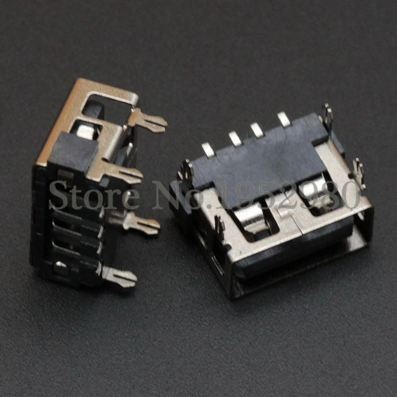 Новинка 10 шт. разъем USB 2 0 адаптер SMT гнездовой 4 фута высота мм контакта RoHS |