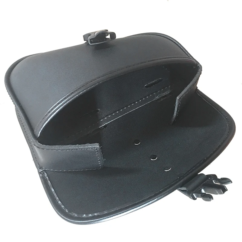 Черная синтетическая кожа левая и правая сторона седло для мотоцикла Harley Sportster