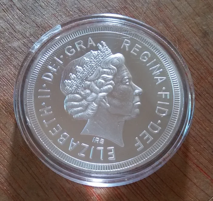 40 мм Британия Ренессанс с серебряным покрытием сувенирная монета медаль