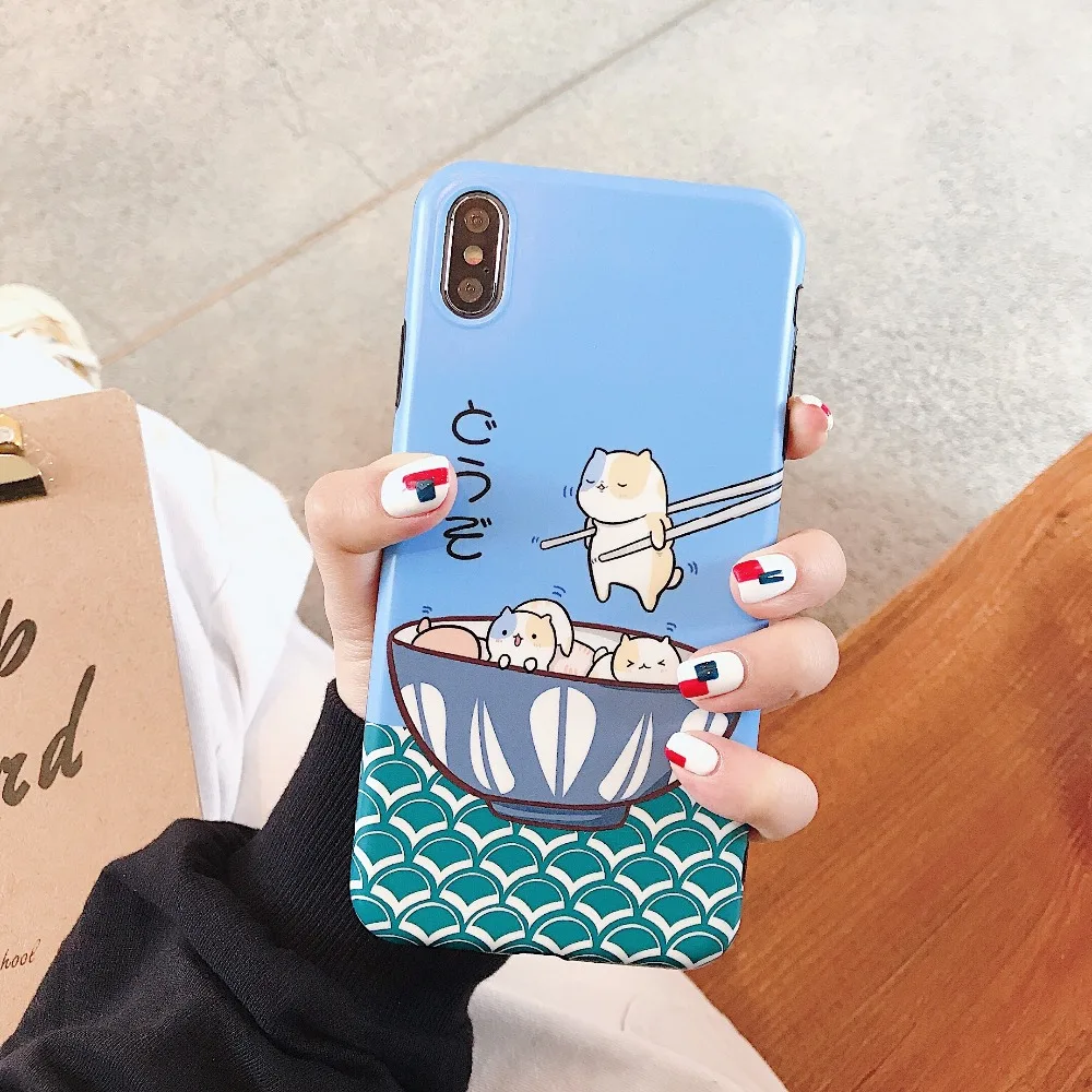 COPEONE Carton Case For iPhone 7 Plus 6 6s 8 Soft TPU Back Cover Capa for X XS XR XSMAX Full Protective |