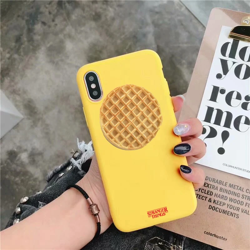 Y-5806 Необычные вещи чехол для телефона iPhone X XR XS MAX 6 7 8 plus 6s TPU Мягкий силиконовый карамельный цвет чехол - Цвет: Y-5806