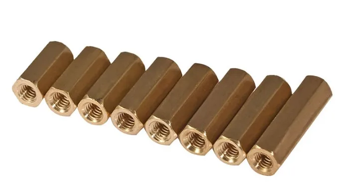 50 шт./лот M2/M2.5/M3* L женский с шестигранной головкой латунь расстояние винты резьбовой столб PCB компьютер PC материнская плата противостояние Spacer