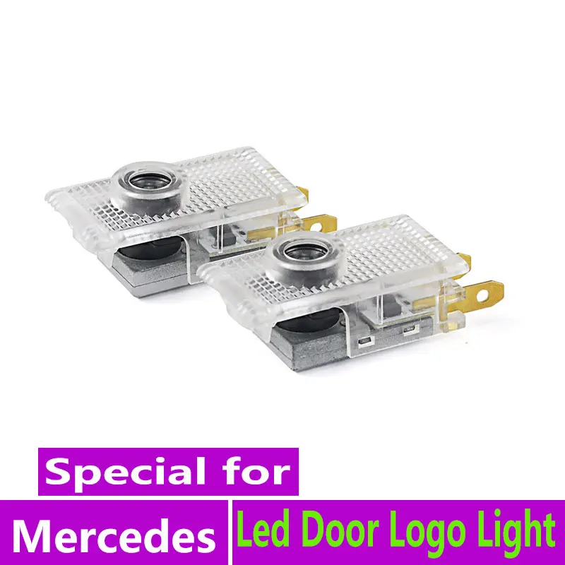 2X дверь автомобиля СИД светильник лампа-проектор логотипа для Мерседес Бенц