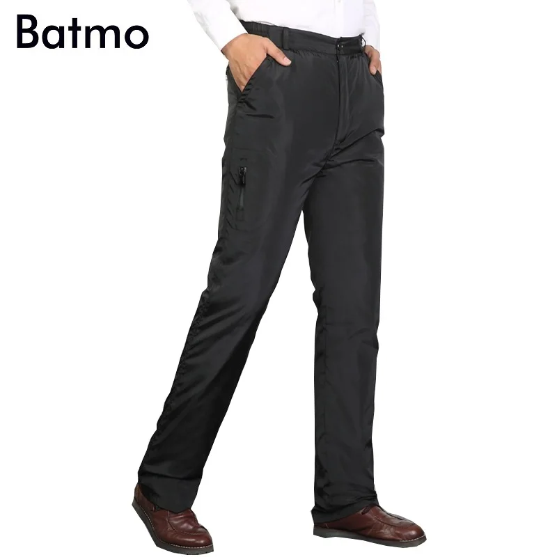 Batmo 2018 Новое поступление зимние высококачественные белые брюки на утином пуху