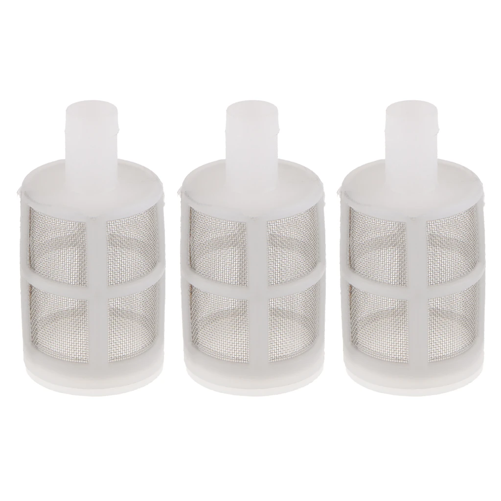 Фильтр 3 шт. из нержавеющей стали сетчатый фильтр водяного насоса экран 10 мм для