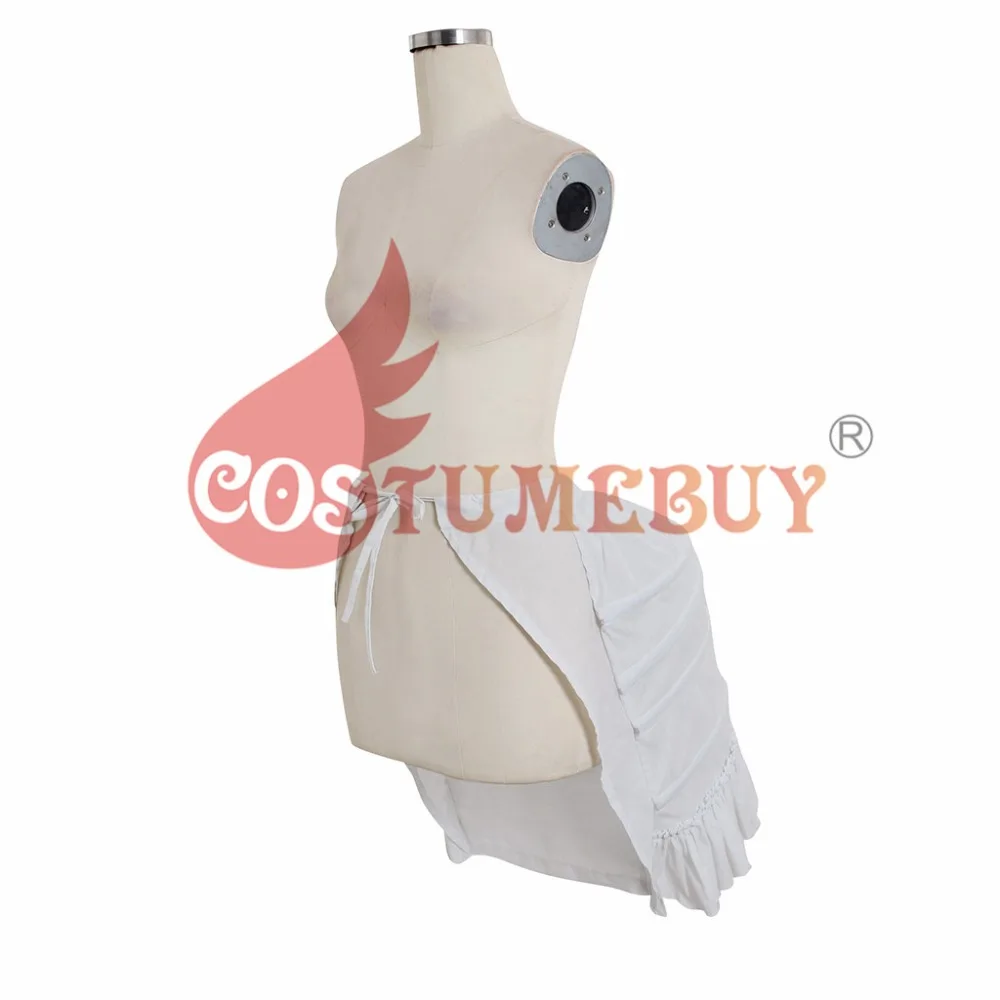 CostumeBuy для женщин рококо Викторианский гражданская война свадебное платье косплей подъюбник кринолин нижняя юбка белая клетка рамки Паньер суета