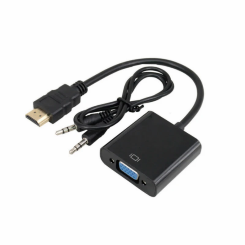 HDMI совместимый адаптер VGA переходник штырь гнездо с аудиовыходом 3 5 мм для PS3 Xbox360
