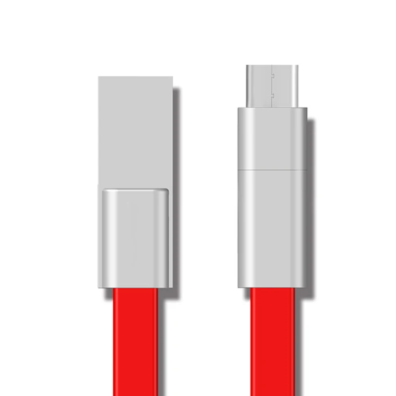 Red Micro TTKK повторно использованный Ремонтопригодный USB кабель для передачи данных и зарядки кабель для передачи данных многоразовый USB кабель 1,5 м - Цвет: Red Micro