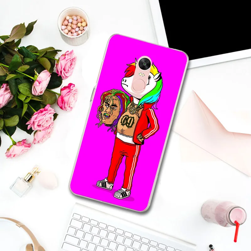 Чехол для рэпера Tekashi 69 6ix9ine Xiaomi Mi Redmi Note 3 3S 4 4X 4A 5 5S 5A 6 6X 6A 8 A1 Pro Plus Max 2 сумки|Бамперы| |