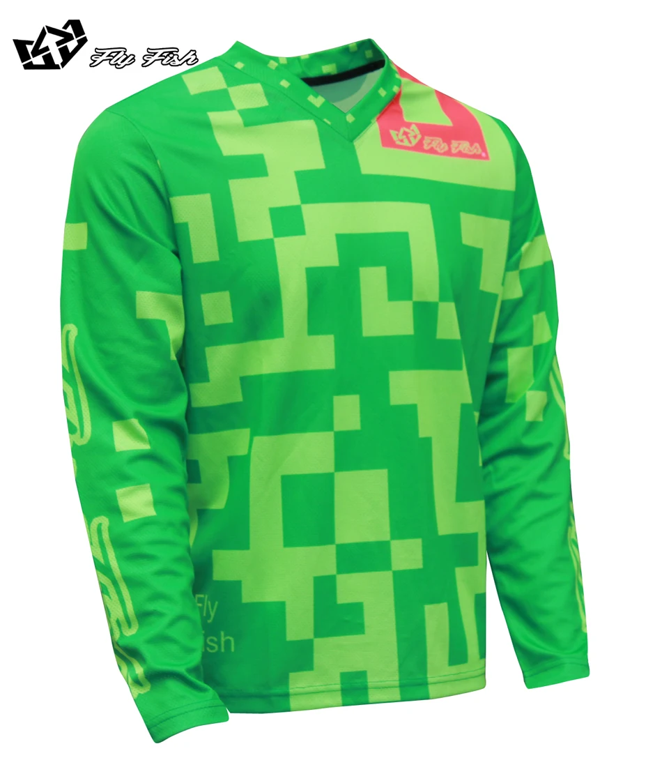 Футболка для мотокросса FLY FISH RACING футболка горного и мотоцикла быстросохнущая MTB