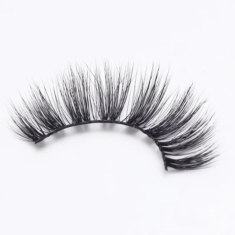 

3D Soft Silk Protein False Eyelashes Extension Cross Black Long Full Strip Eye Lashes Makeup eyelash extensions