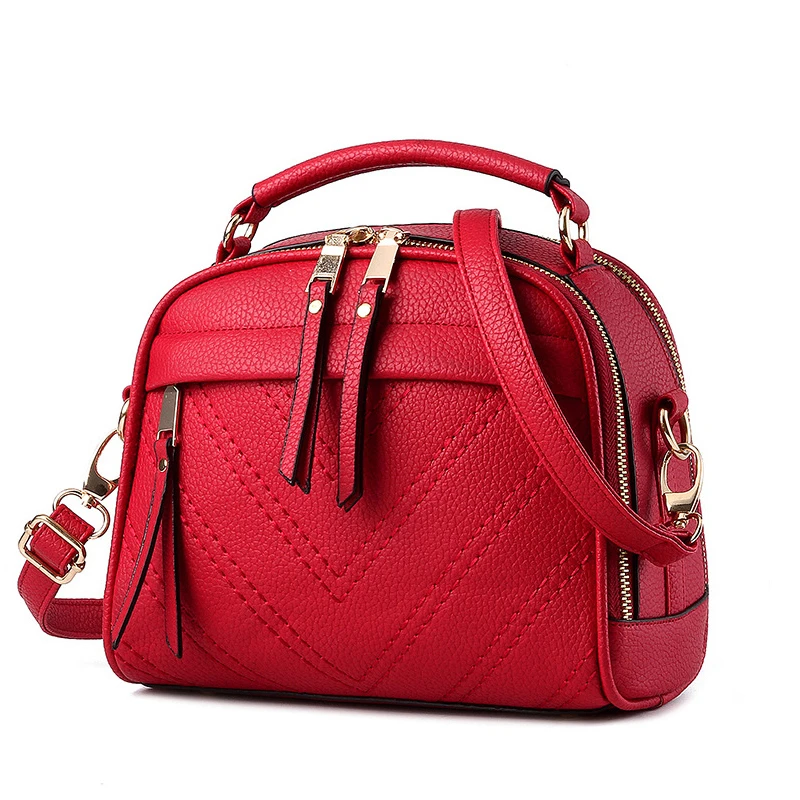 Случайные Женщины Сумка На Плечо Конфеты Цветов Лоскут Кожаная Crossbody Сумки Для