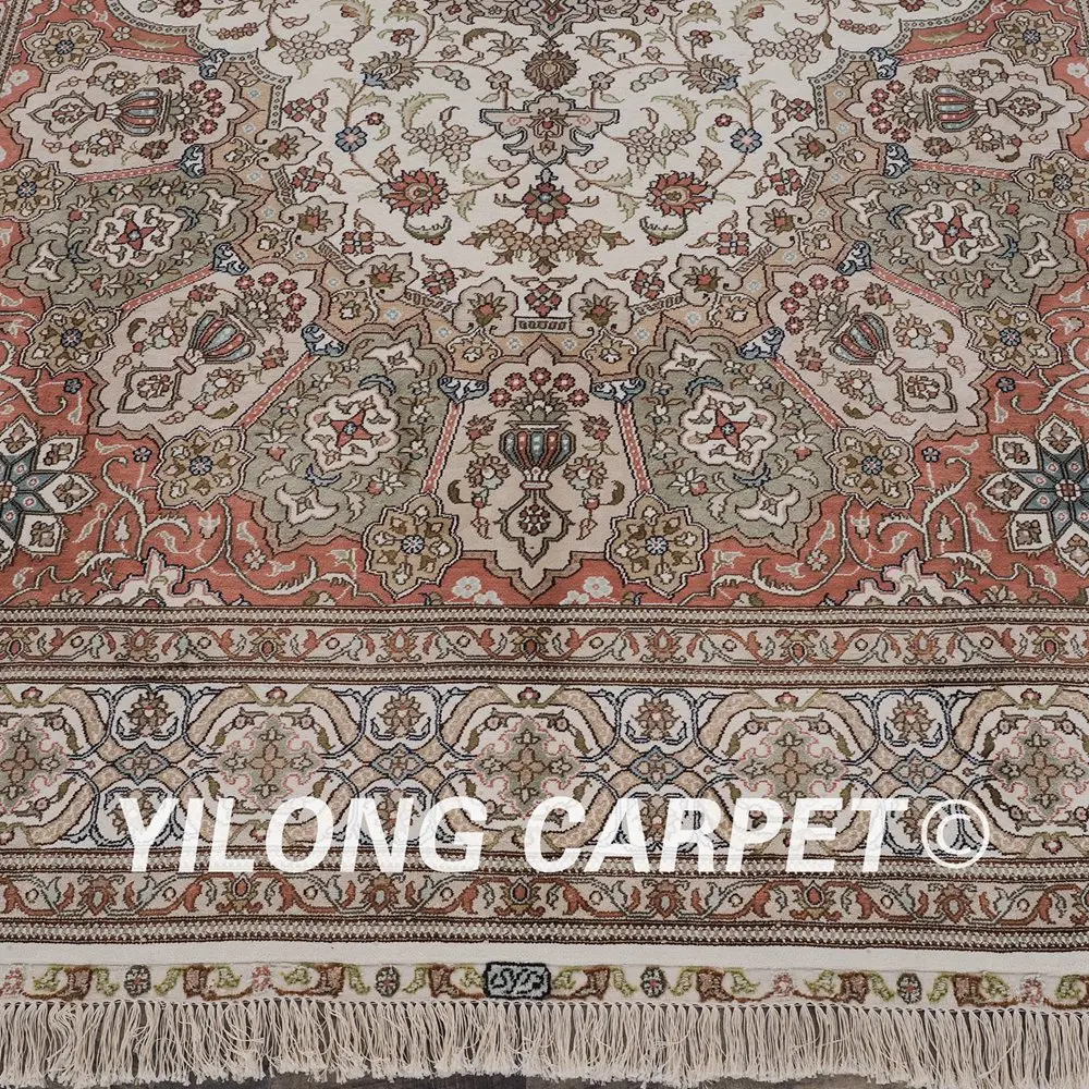 YILONG 6 'x 9' изысканный цветочный классический ручной вязаный ковер для гостиной