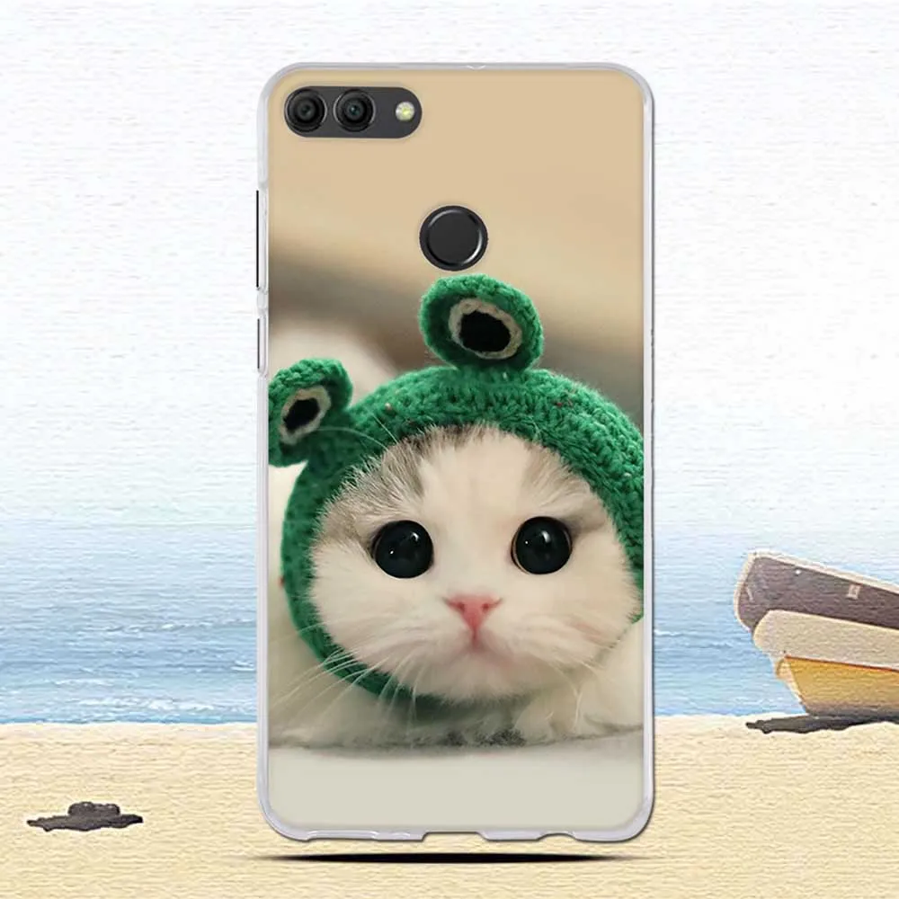 Чехол для Huawei Y9 2018/Enjoy 8 Plus 5 93 дюймов мягкий силиконовый чехол из ТПУ с принтом