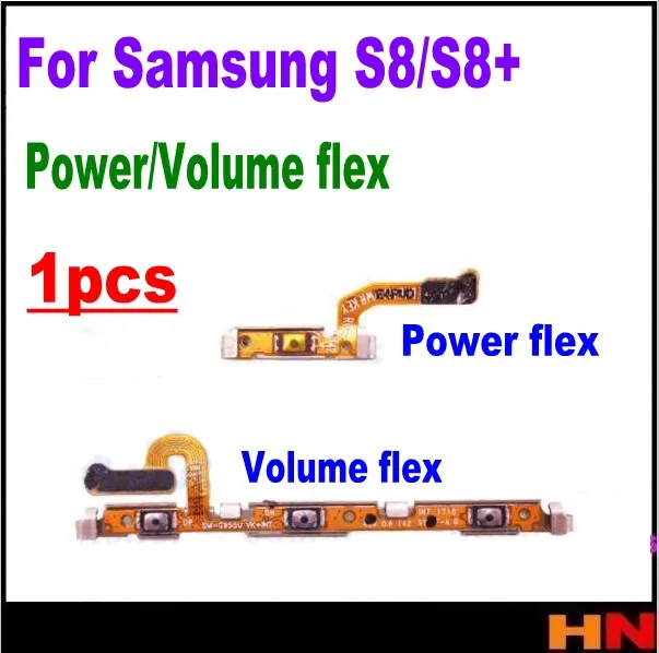 1 шт. для Samsung S8 + G9500 G950U G9550 G955F кнопка включения/выключения питания гибкий кабель