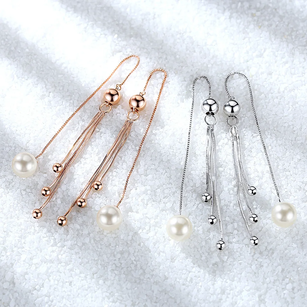 Богемные Многослойные Серьги кисточки женские из стерлингового серебра 925 пробы