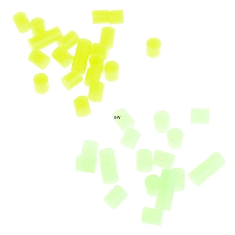 20 шт./компл. бусины для рыбалки Светящиеся в темноте светящиеся силиконовые