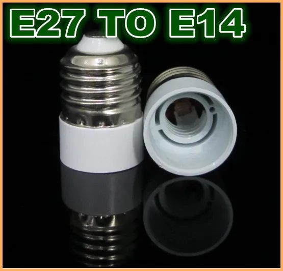 

10pcs/lot E27 to E14 Base LED Light Lamp Bulb Converter Adapter New