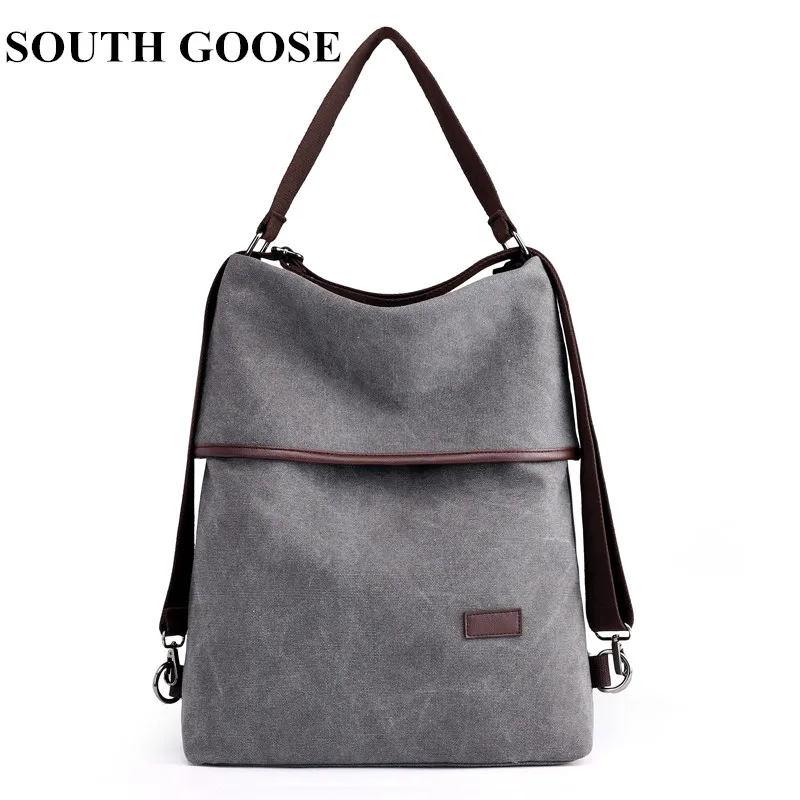 Женский холщовый рюкзак SOUTH GOOSE многофункциональный на плечо в консервативном