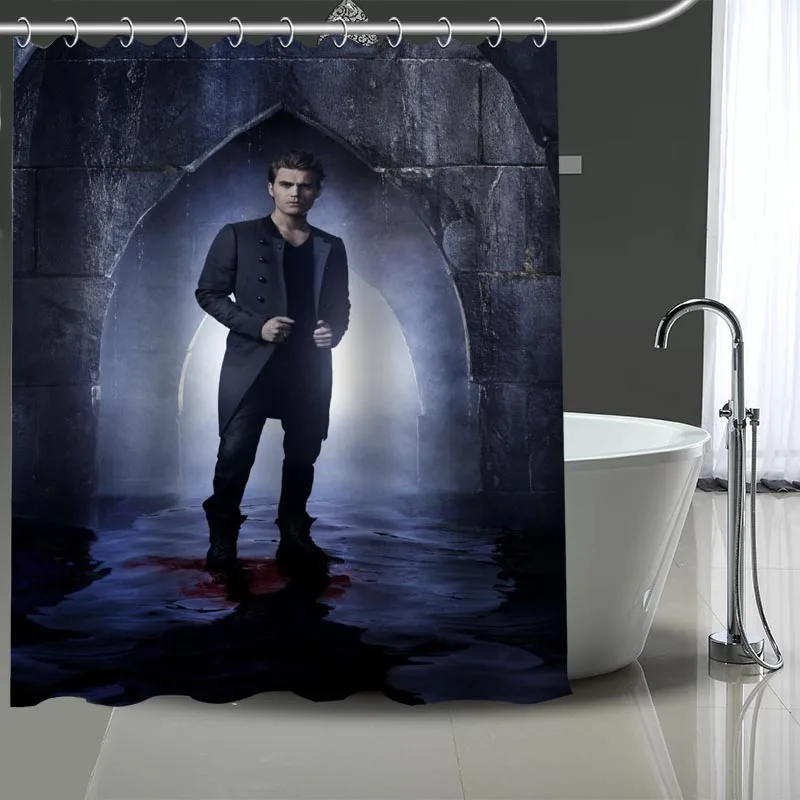 Занавеска для душа Дневники вампира Современная тканевая занавеска ванной