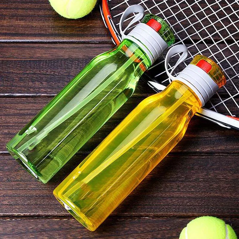 Небьющийся прозрачный герметичный пластиковый чайник ярких цветов 450 мл