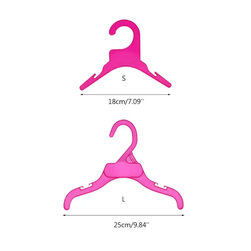 10Pcs Plastic Pet Dog Puppy Cat Clothes Clothing Rack Hanger Product Accessories | Дом и сад