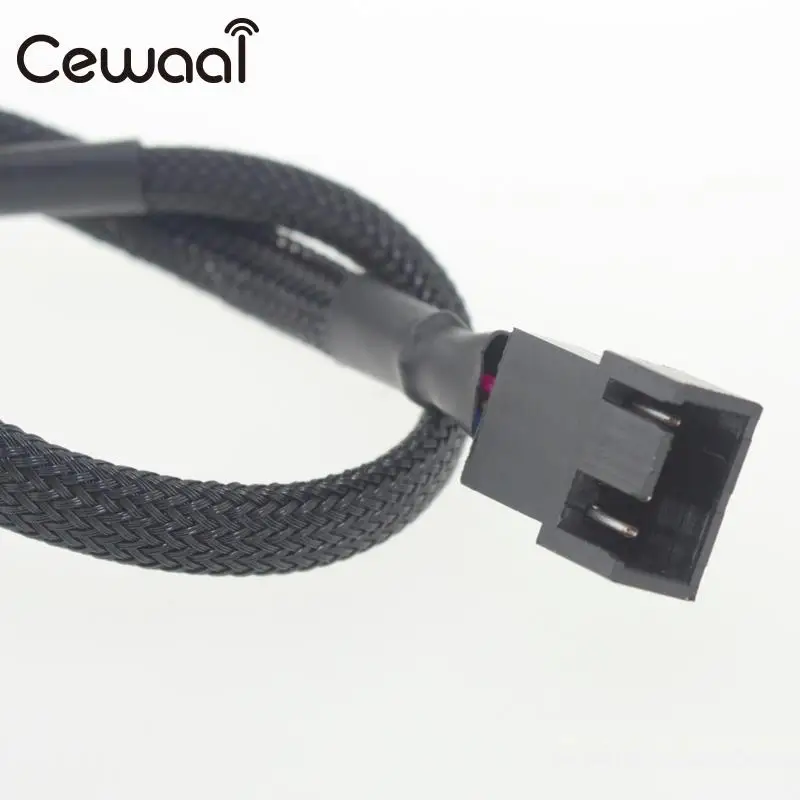 CEWAAL 4 контактный PWM разъем CPU кабель вентилятора компьютера ПК Удлинитель силовой