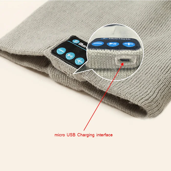 Модная женская и мужская Шапка бини беспроводная bluetooth гарнитура динамик