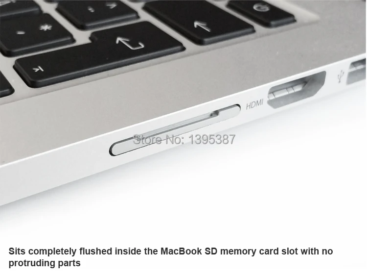 Алюминиевый 8 мобильный iSlice адаптер карты Micro SD для Apple MacBook Pro retina 1" A1425 A1502 Reader Nifty Minidrive-красный