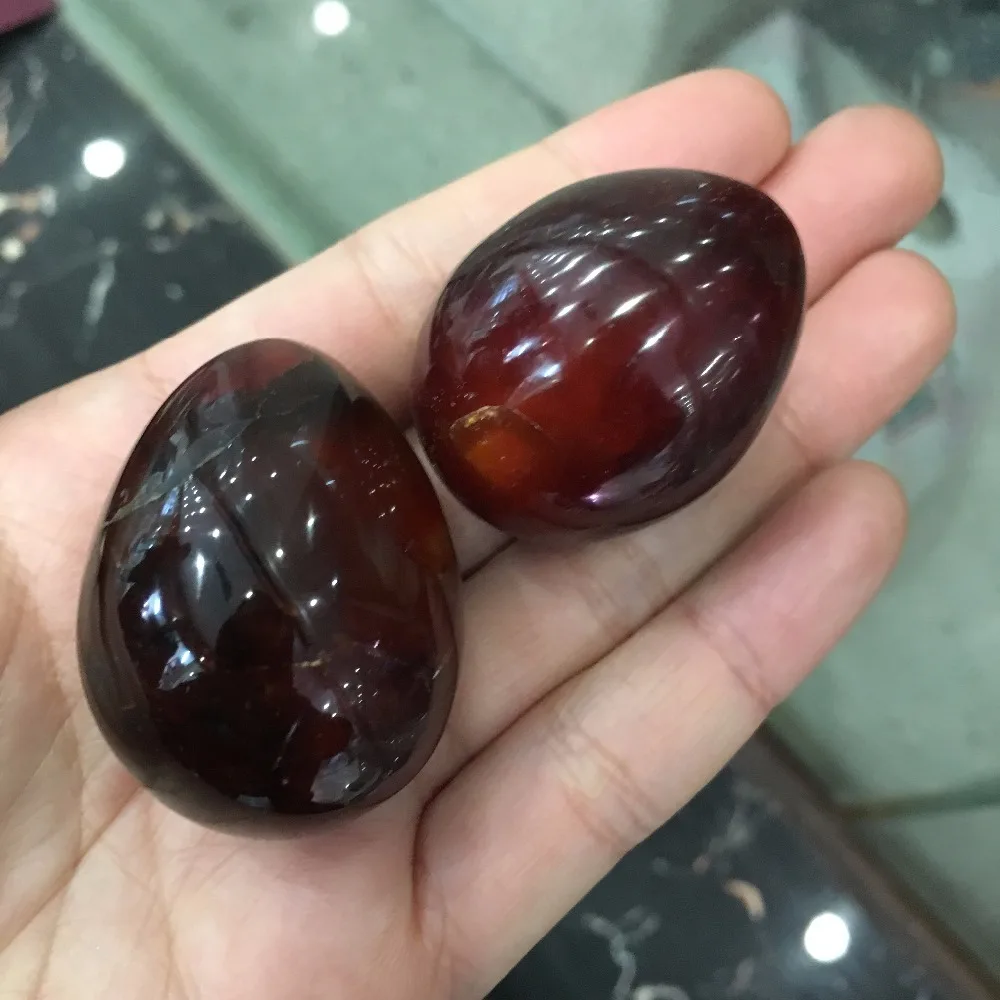 Симпатичное маленькое яйцо из натурального красного агата Исцеляющие кристаллы