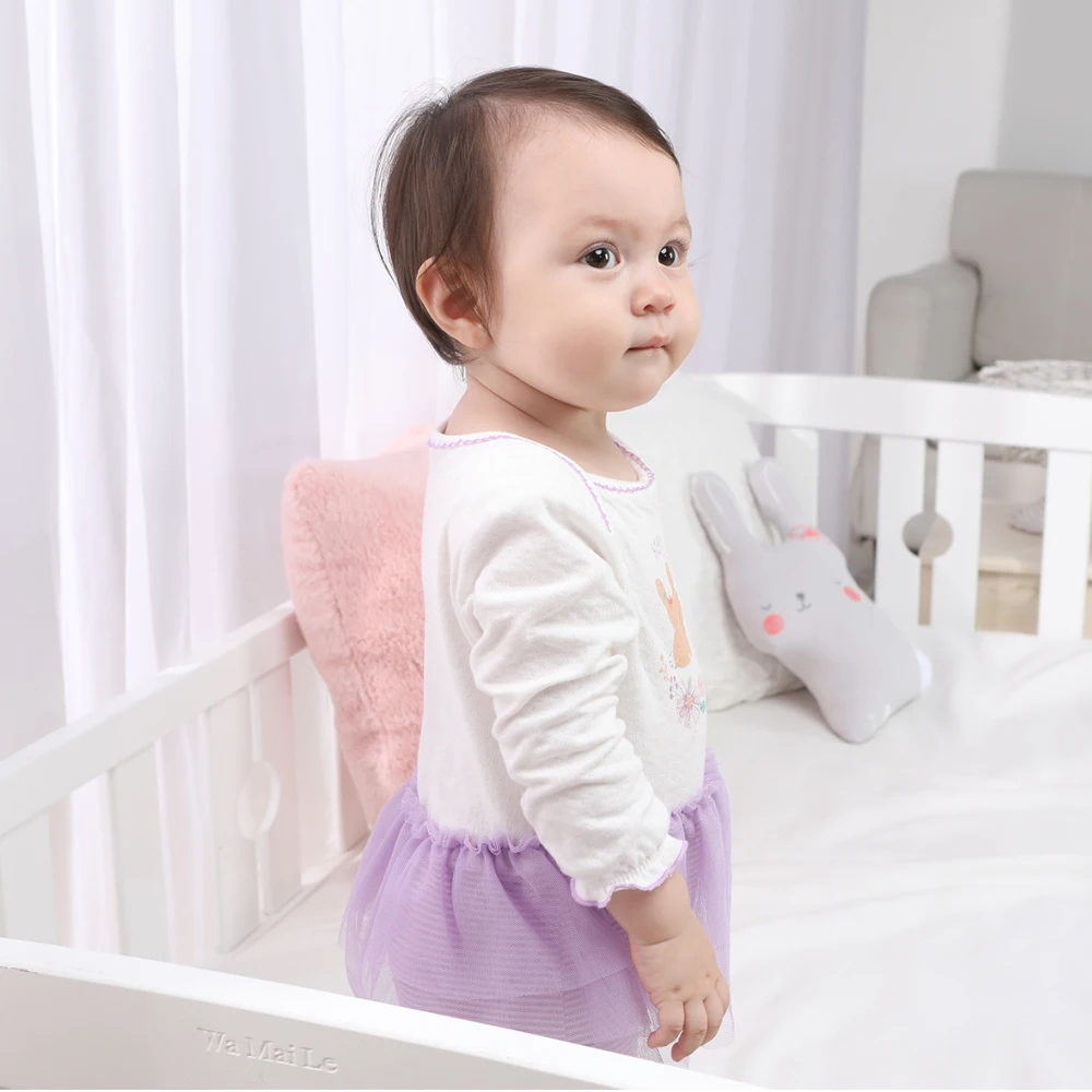 HG-him/AW18-0015B комбинезон для девочек одежда детей Jmpsuit с длинными рукавами хлопковый