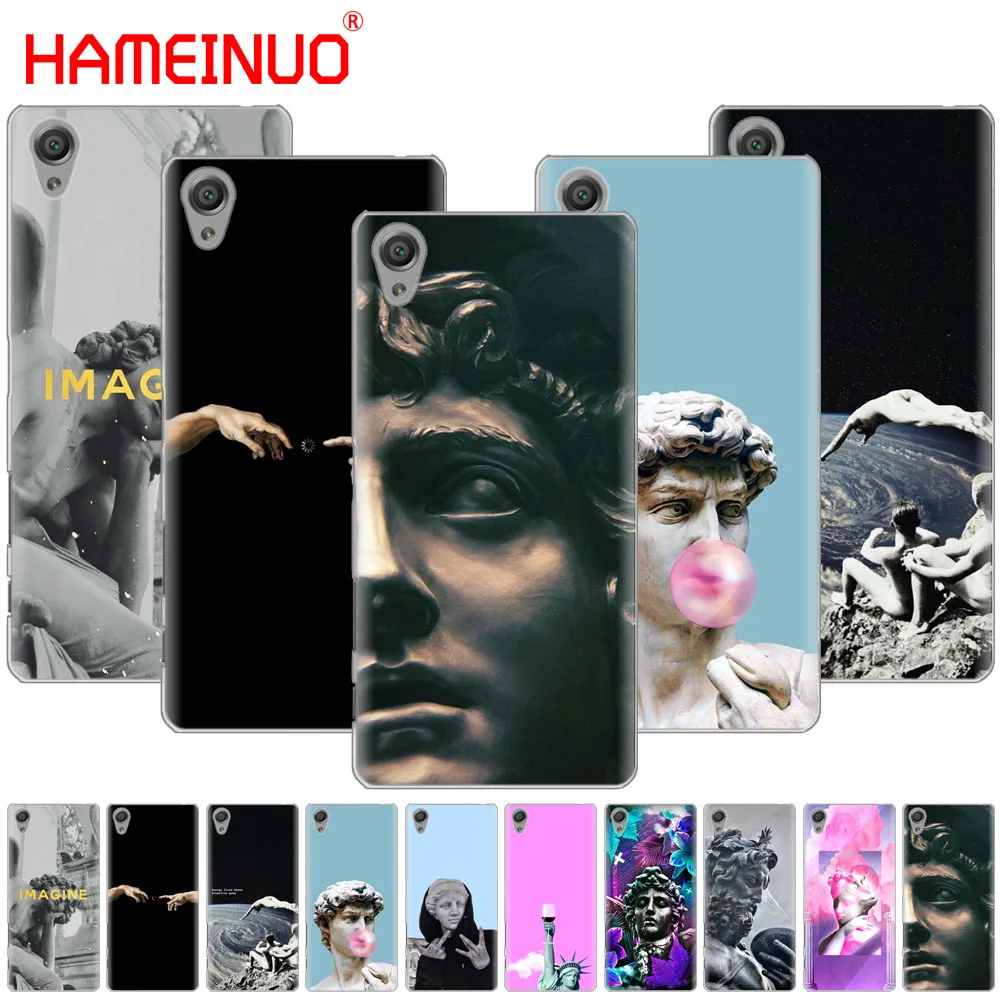 HAMEINUO Ретро винтажный художественный чехол с статуей для телефона sony xperia C6 XA1 XA2 XA