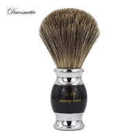shave brush pure badger hair with resin handle and metal china brush supplies vintage hand crafted shaving brush