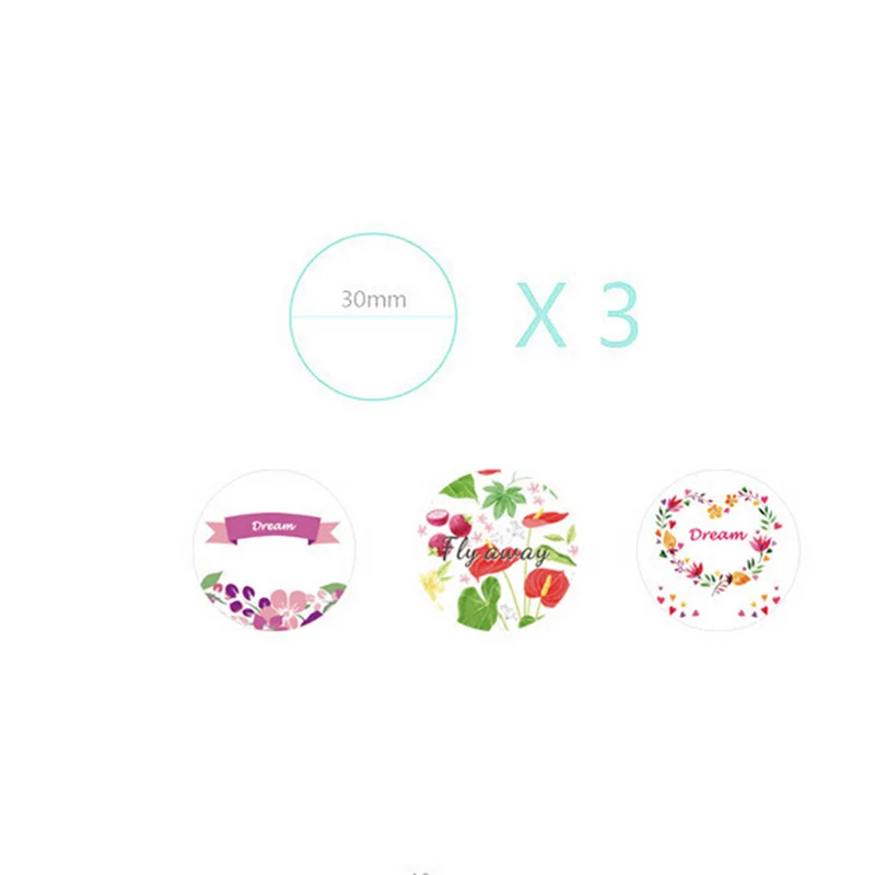 38 шт./упак. DIY Цветочный принт Pad Бумага Стикеры игрушка прекрасный подарок